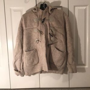 Cozy sweater coat